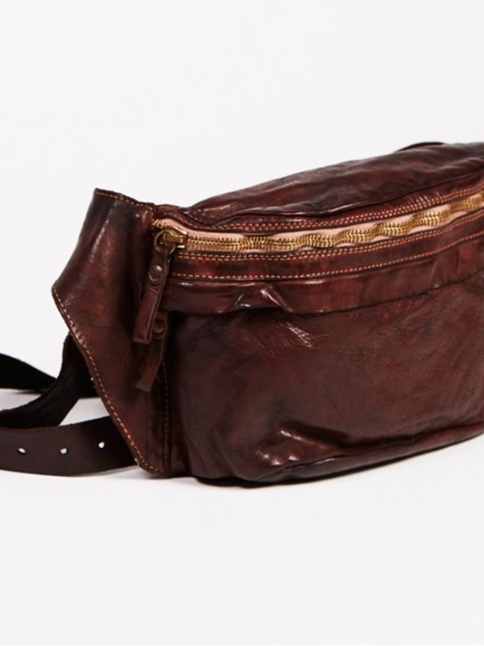 Campomaggi Brown Leather Sling Bag